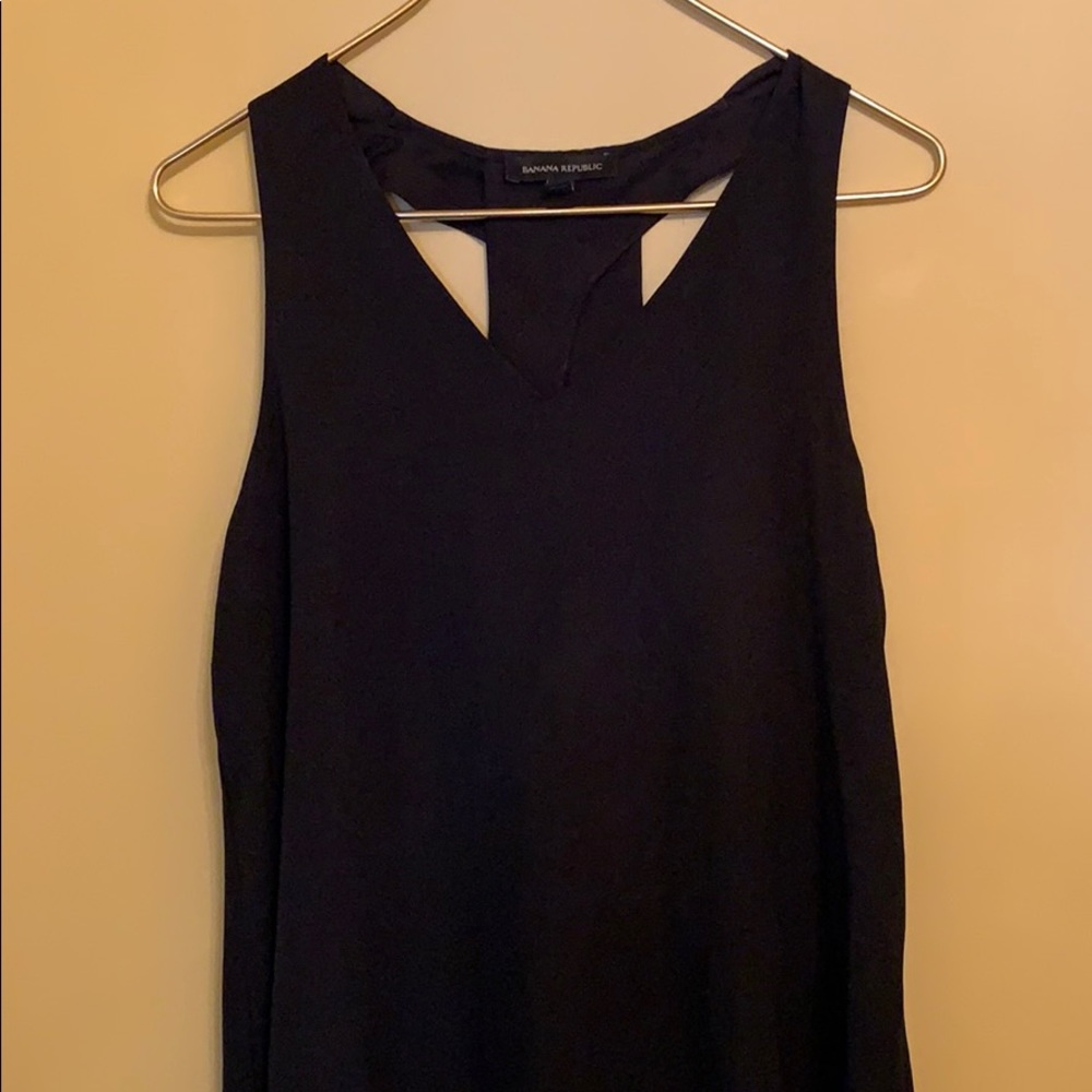 Black silk blouse
